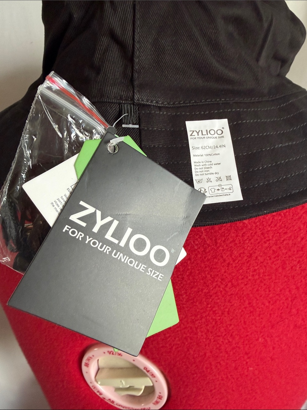 Black Bucket Hat - Men's Casual Outdoor Hat - Picture 4 of 5